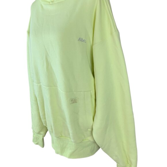 Advisory Board Crystals ABC. 123 Pullover Hoodie Sulphur Yellow Large NWT - Picture 4 of 10